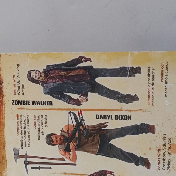 The Walking Dead Zombie Walker Action Figure With Wind Up Walking Action - Picture 8 of 8